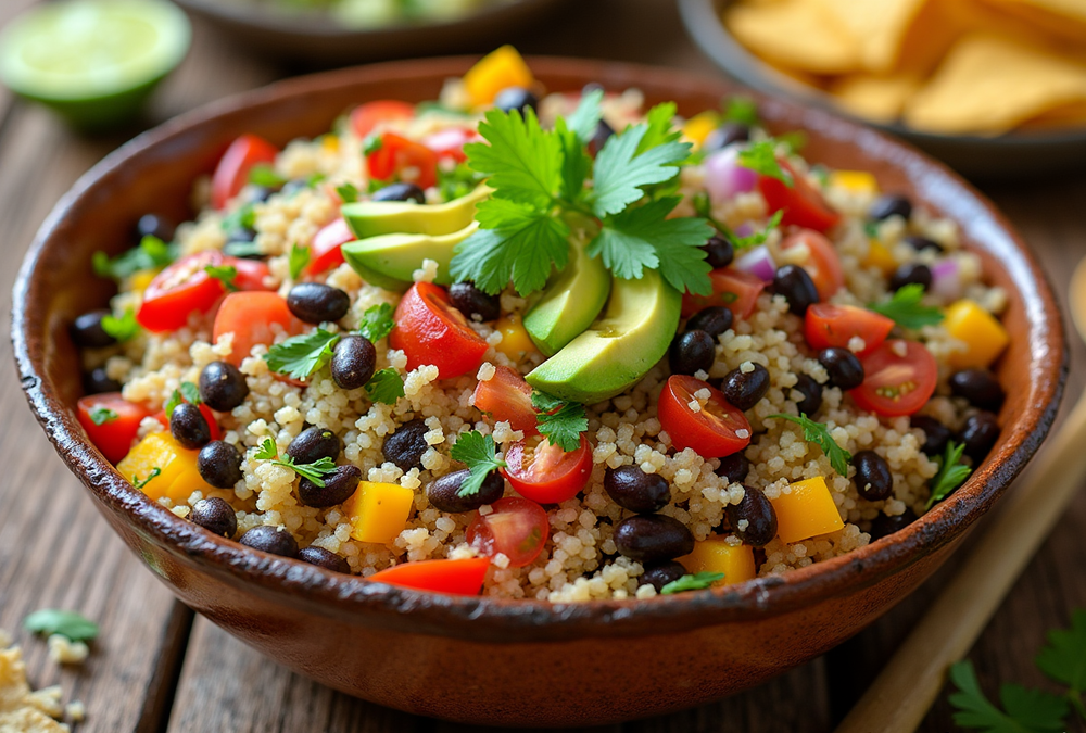 Quinoa and Black Bean Salad