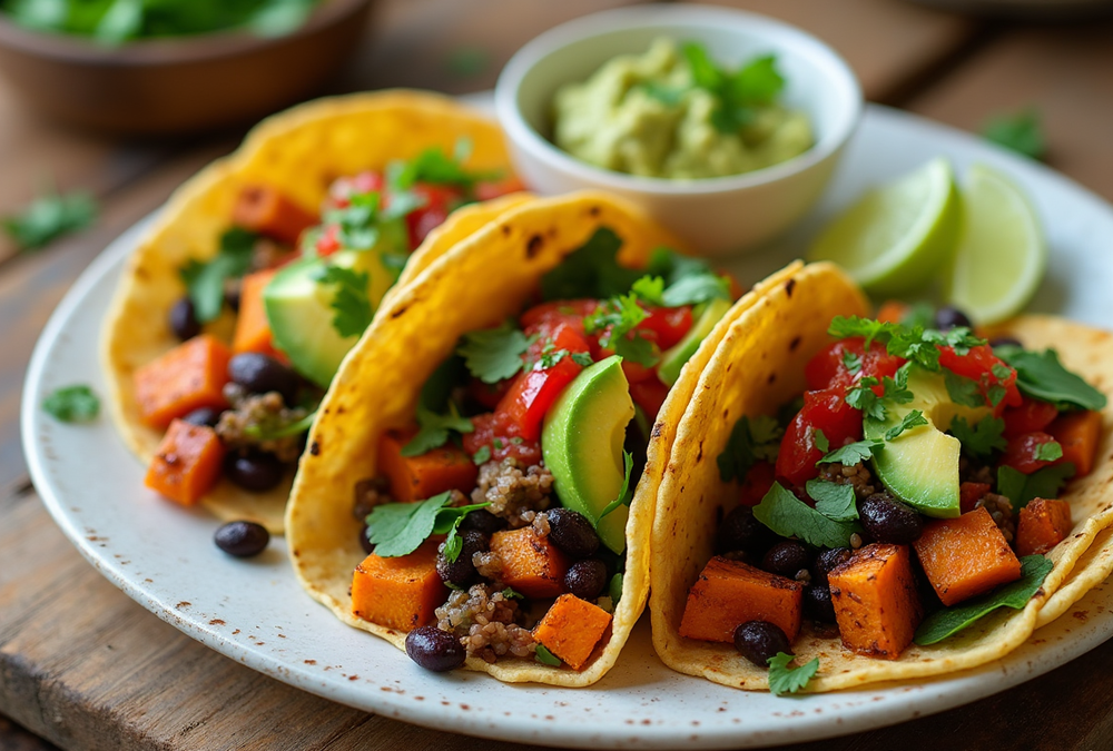 Sweet Potato and Black Bean Tacos